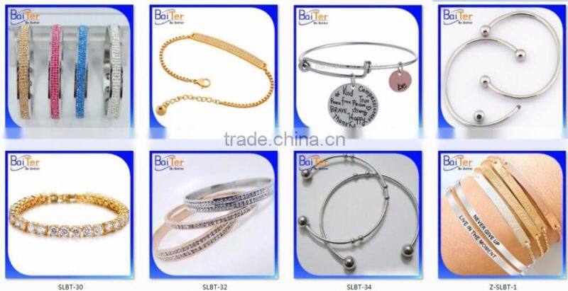 Hotsale Raw Brass Twist Cable Wire Terminal Magnetic Cuff Bangle Copper Magnetic Bracelet Wholesale