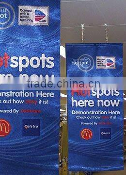 Printable fabric polyester for hanging up banners