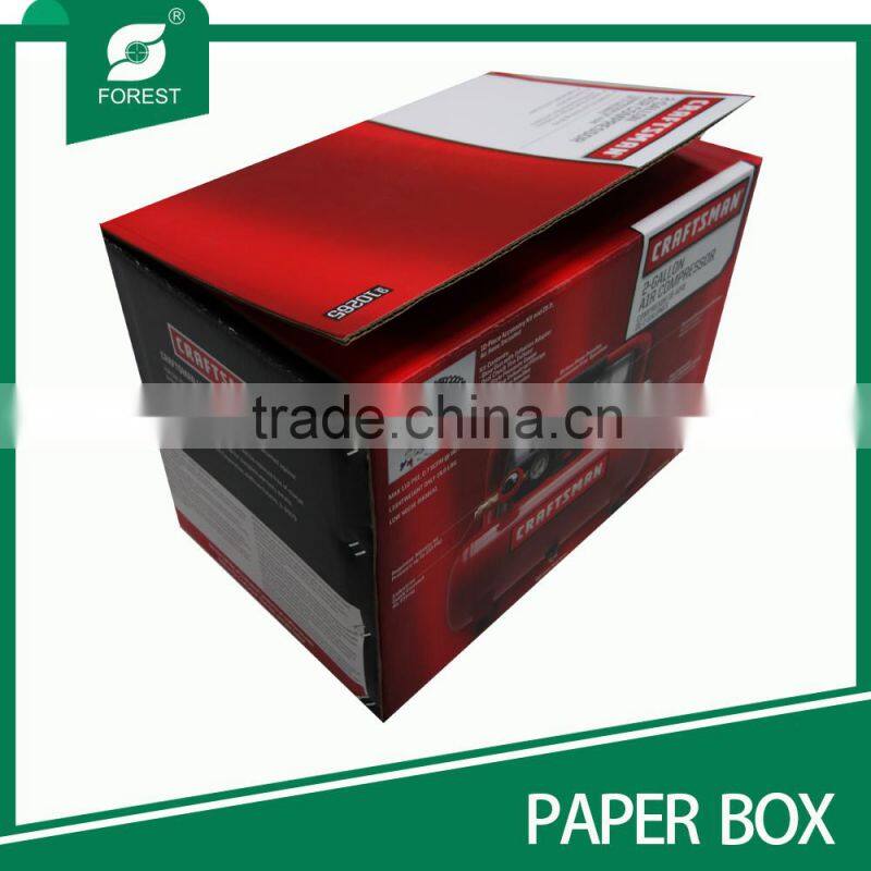 Larger kraft foldable paper box shipping box