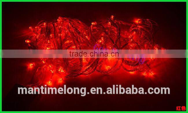 10m 100 led colorful light festival light