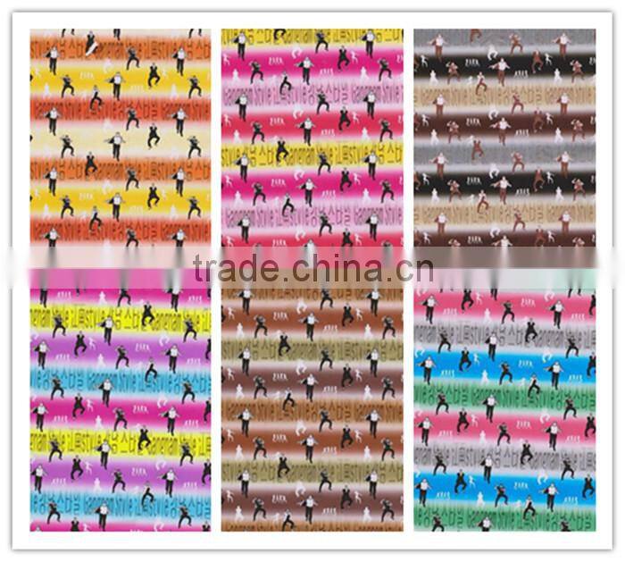 cartoon girl of PET transfer printing film