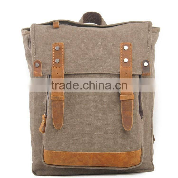 Best Quality Customized Logo Canvas Adult Backpack