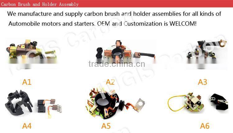PNDX6 Mitsubishi ME702997 carbon brush for starter and alternator motor parts