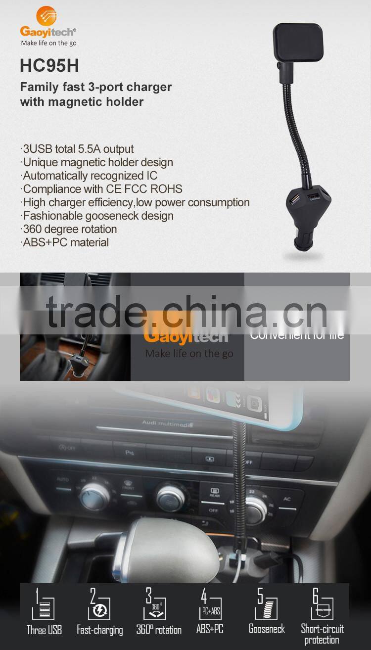 Customzied Logo Printing 5V 5.5A Car Charger