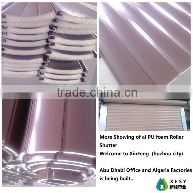 Aluminum Alloy PU Foam Window Kitchen Cabinet Roller Shutter