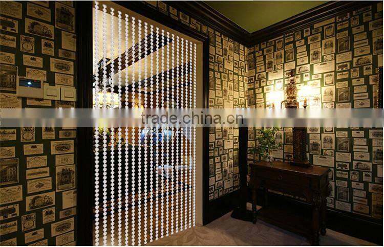 Latest christmas designs hanging door beads curtain for living room