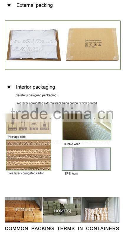 Shallow white wood tray with many size