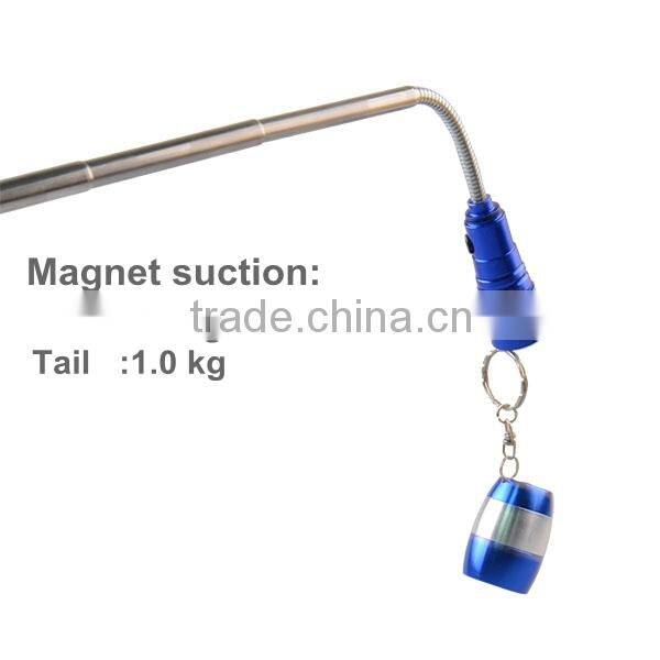 Promotional High Power 3 LED Torch Telescipic Extendable Flexible Pick Up Flashlight
