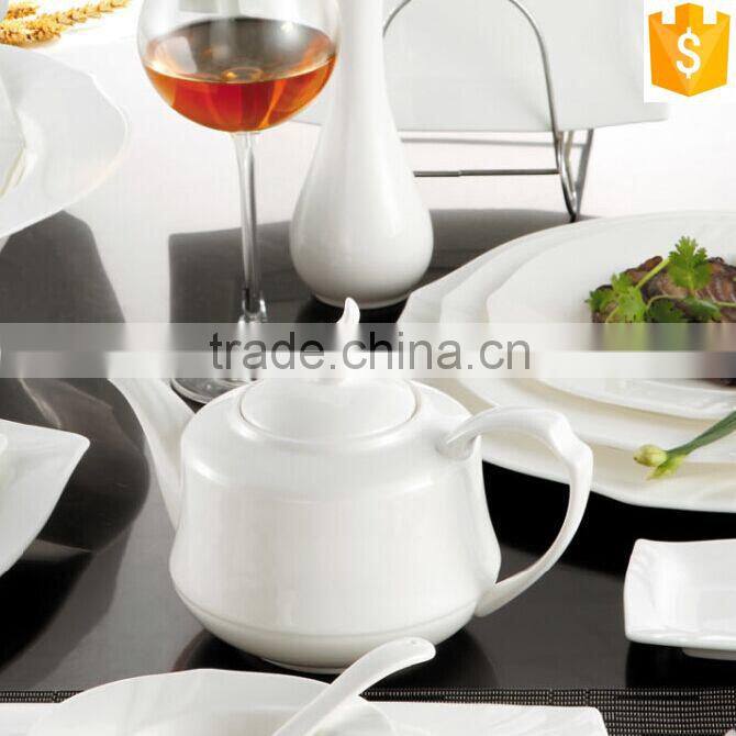 unique design 550ml tea pot Ceramic bone china coffee pot