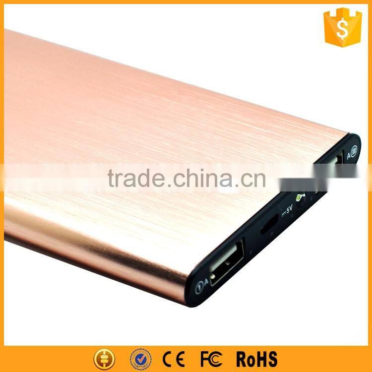 Super Slim 10000mAh External Laptop Battery Charger with Micro USB Cable