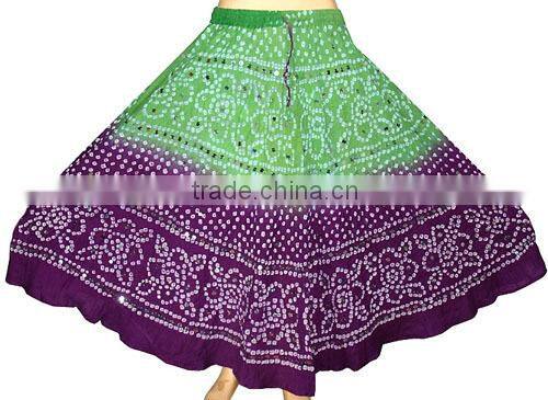 Summer Bandhej Skirts