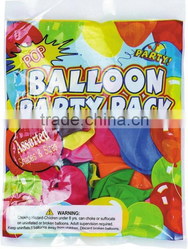 plastic printable rocket shaped balloon