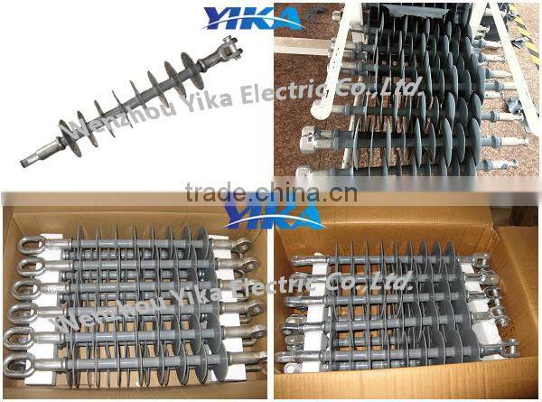 Wenzhou Yika IEC 45KV 100KN 70KN Composite Insulator Clevis and Tongue