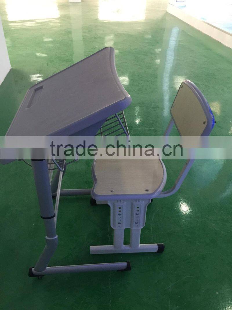 folding school desk adjustable school desk and chair modern school furniture HXZY049