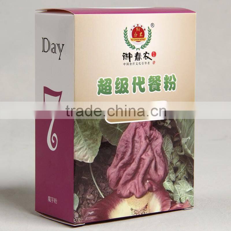 Food packaging box for nutritional meal series for day7 Konjac powder