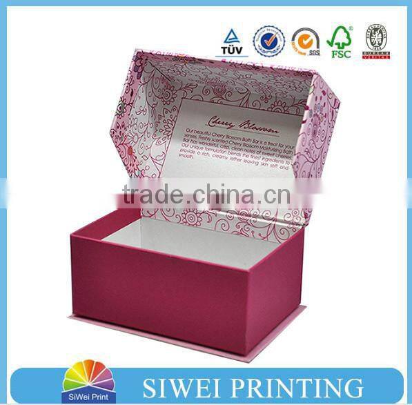 Handmade Kraft printing Cardboard handmade Paper drawer Soap Box Wholesale,soap packaging box