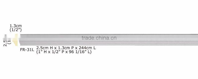 Polystyrene High Quality Good price beautiful PU decorative Wall Chair Rails