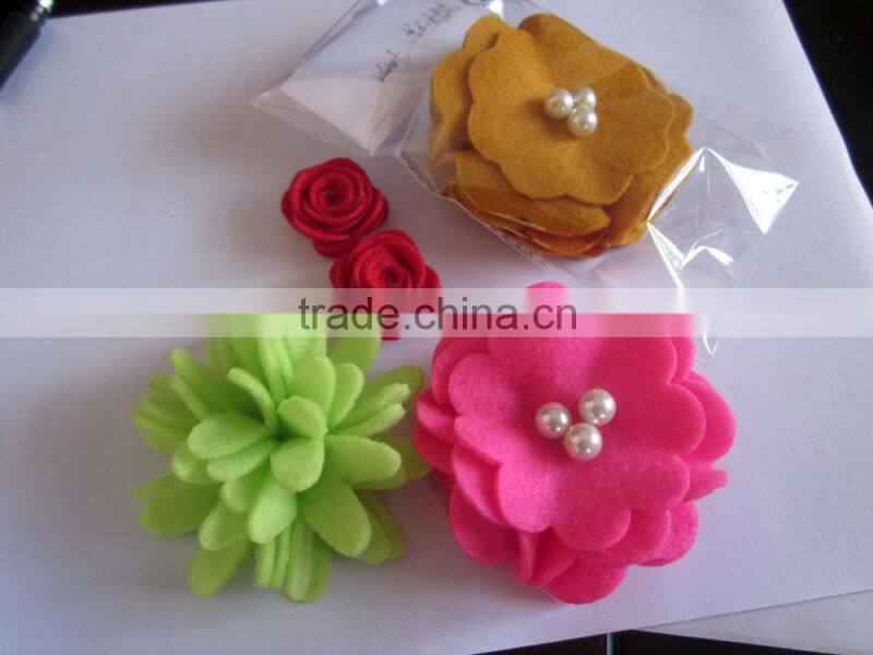 felt flower felt craft, felt decoration craft