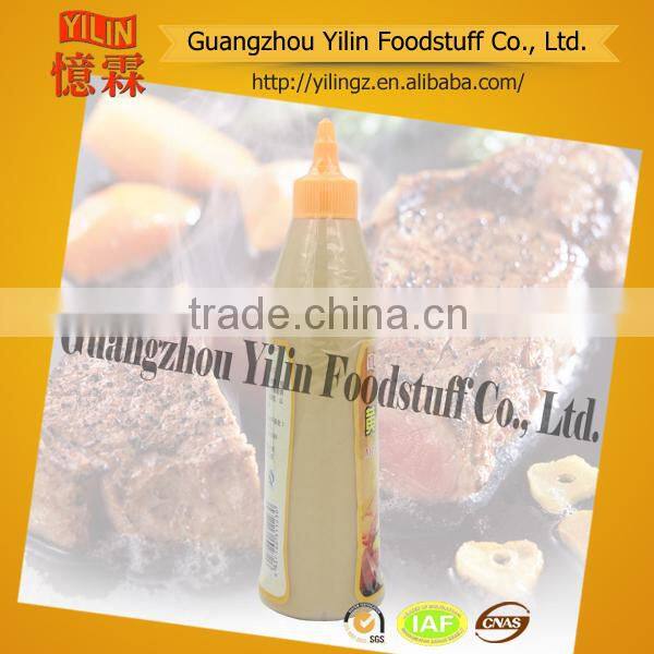 Hot sale in Europe market 35ml glass bottle mustard sauce