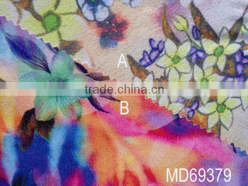 PU artificial suede fabric/synthetic suede fabric for ladies pyjama, trousers,sofa cushion,bedding bags MD69370