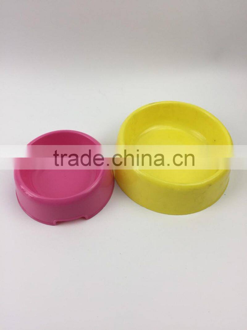 Colorful plastic double round shape pet bird water food fountain feeder for sale