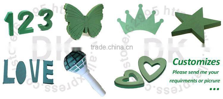 Biodegradable Wet Green Floral Foam Blocks For Fresh Flowers