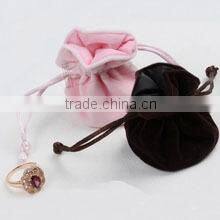 cheap printed soft velvet travel bag