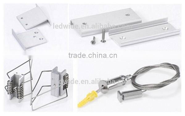 Large recessed or pendant install aluminum profile for cooling led strip