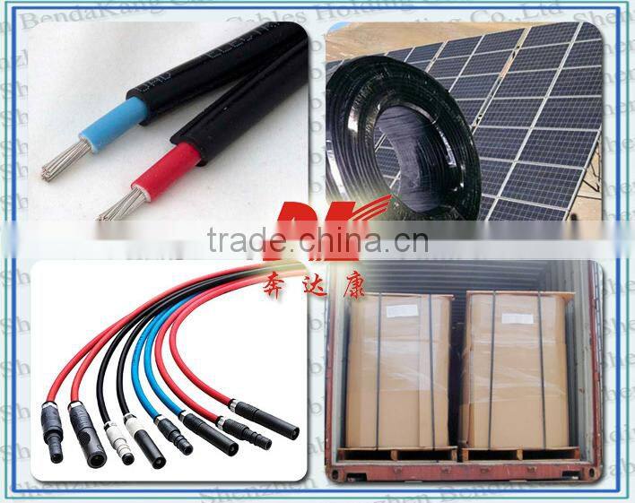 TUV Certificate UV Resistance Halogan Free Tinned Copper Solar Kabel