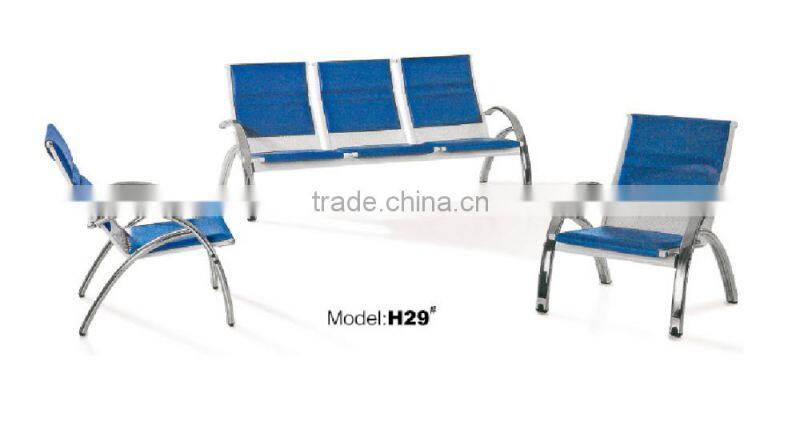 Foshan factory hospital/clinic furniture waiting chair with metal bracket (FOH-H25)