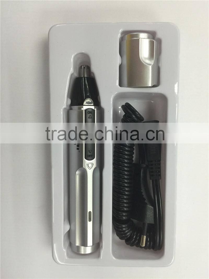 2 in 1 manual electric hair rechargeable nose trimmer NK-2031
