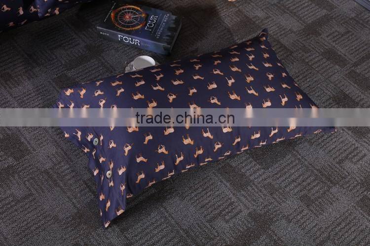 Home textile printed 100% cotton sateen bedding fabric for bedding