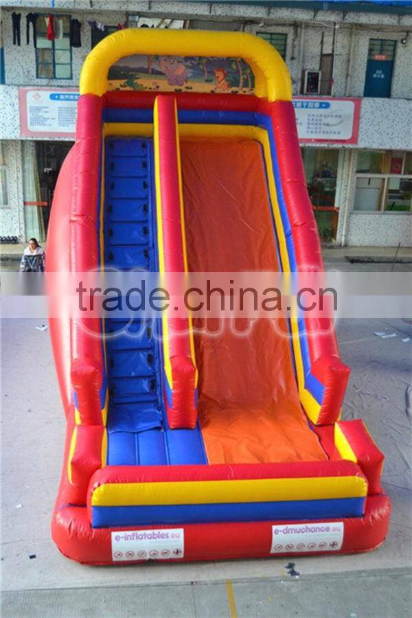 2016 commercial giant inflatable dry slide for children, slide inflatable