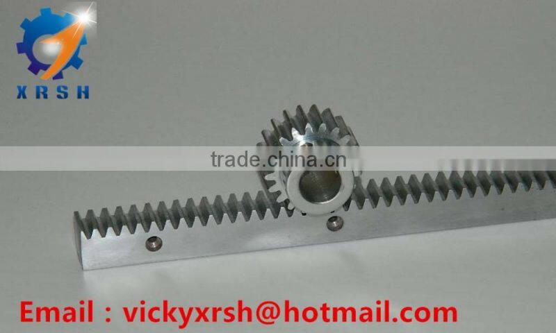 C45 steel zinc plated gear rack and pinion