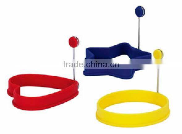 Popular Food Grade durable fashionable silicone egg rings