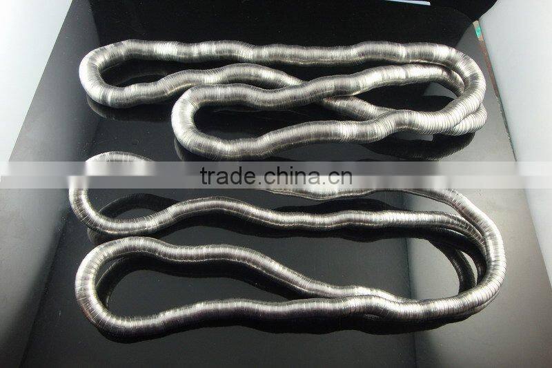 stainless steel snake necklace
