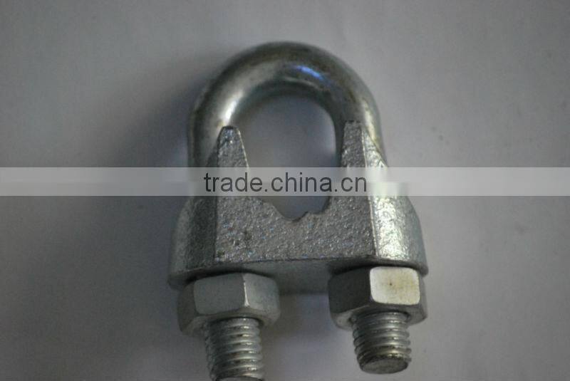 DIN741 ELECTRO GALVANIZED MALLEABLE WIRE ROPE CLIP