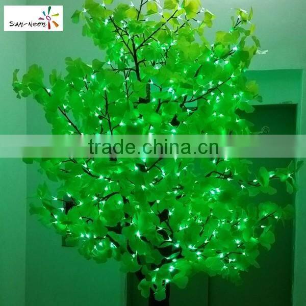 Outdoor decoration nature ginkgo led tree lights outdoor hanging tree light outdoor tree up lights