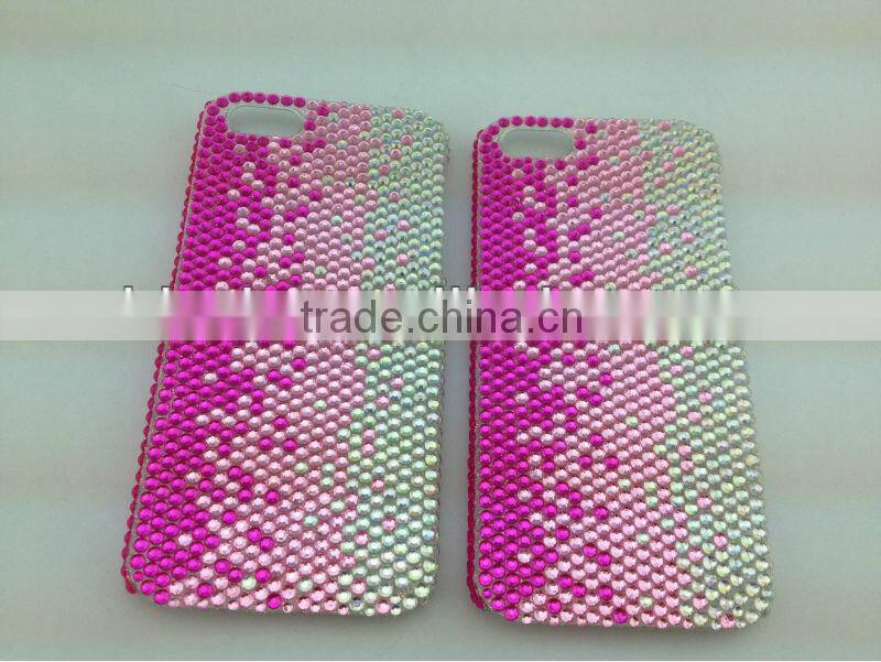 Silver Rhinestones Laid X Design Case Covers for iphone 4/4s