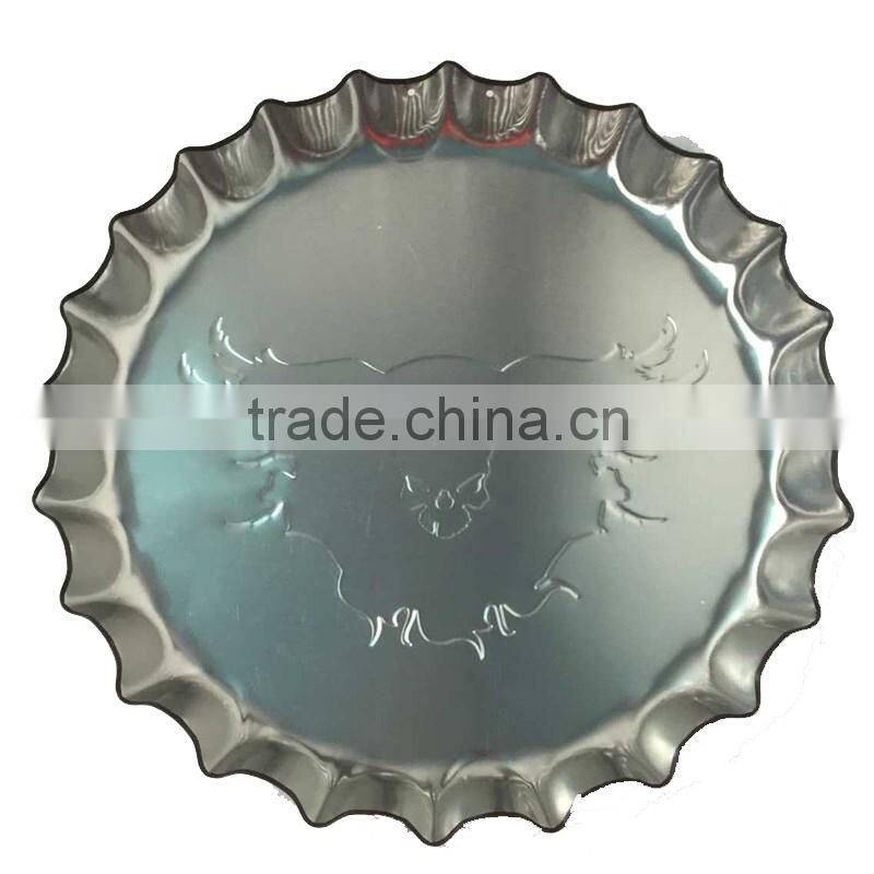 wholesale vintage metal sign bottle cap of home club decoration