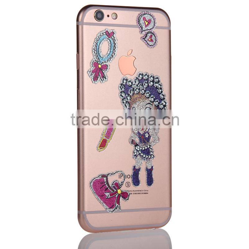 mobile phone case decoration, top supplier wholesales mobile phone decoration sticker