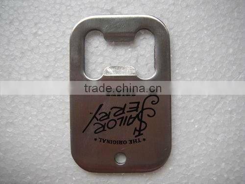 stainless steel wine corkscrew, flat bottle opener