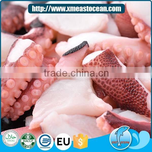 Delicious fresh leg and head part frozen cooked octopus cut for sale