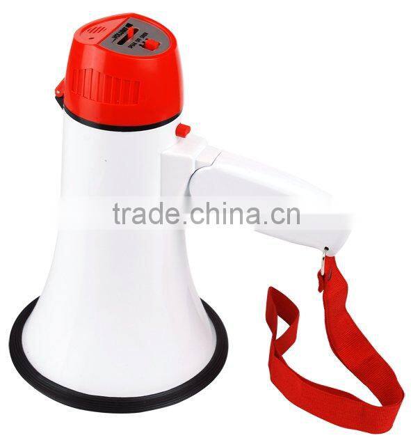10w cheer megaphone with music made from ABS material for wholesale