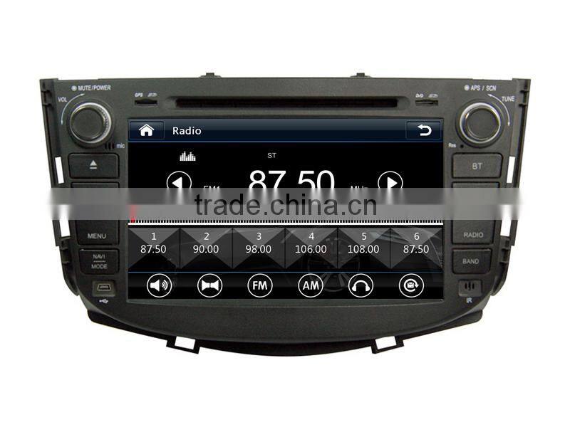 car dvd player for Lifan x60 dvd player with bluetooth 3G wifi DVR DVB-T TMC optional