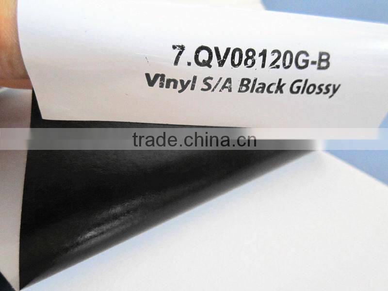 120gsm 80micron black pvc vinyl wrap for car