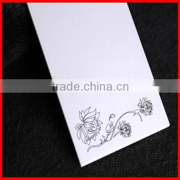 Modern Designed Printed Paper Hangtags On Clothes With Rope For Sale