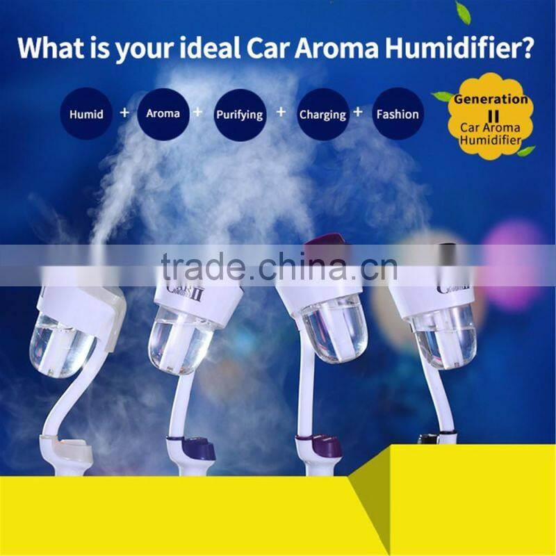 Factory Wholesale Car Humidifiers with USB Charger