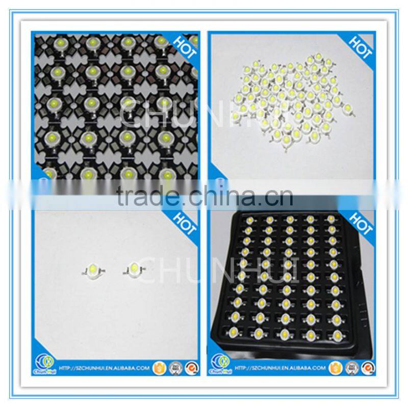 Wholesales high power led bridgelux chip 1 watt led diodes white red yellow green warm white blue