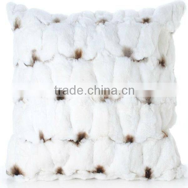 Genuine Rex Rabbit Fur Pillow&Fur Cushion
